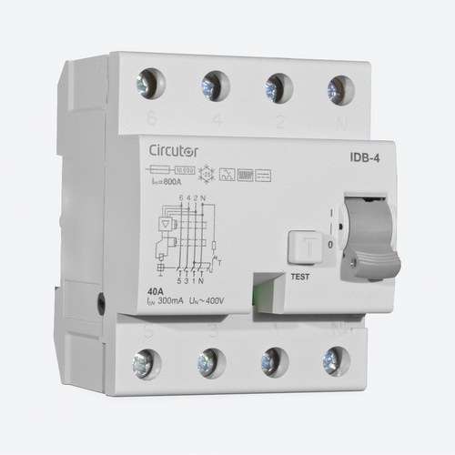 Differentialbrytare typ B IDB-4 4P-40A-300 mA med referens P17222. från CIRCUTOR