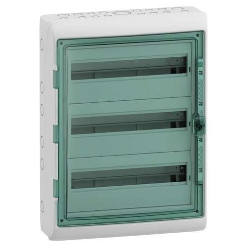 Vattentät fördelningslåda 3 rader 54 moduler 610x448x160mm med referens 13986 från SCHNEIDER ELECTRIC