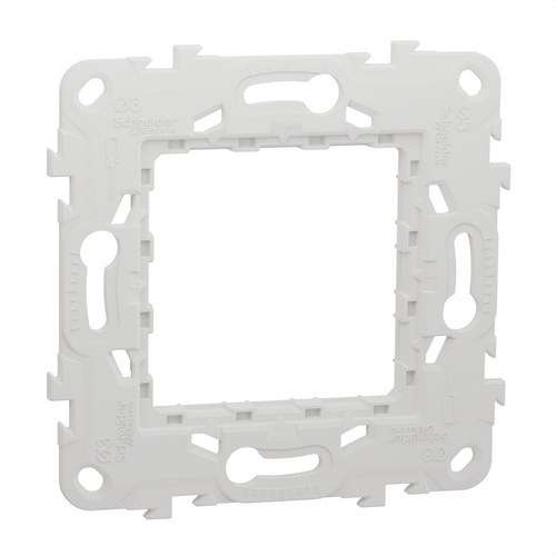 Universal plastchassi för 2 moduler New Unica med referens NU7002P från SCHNEIDER ELECTRIC