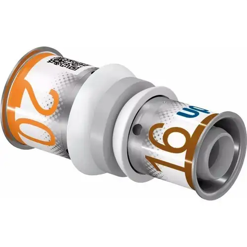 Uponor S-Press PLUS reduceringsmuff PPSU 20x16mm med referens 1039937 från UPONOR