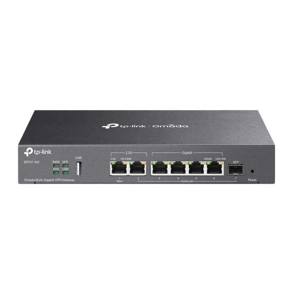 Omada Multi-Gigabit VPN-router med referens ER707-M2 från TP-LINK