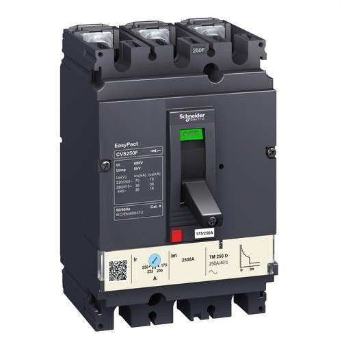 Automatisk strömbrytare Easypact CVS250F TM250D 3P/3R med referens LV525333 från SCHNEIDER ELECTRIC
