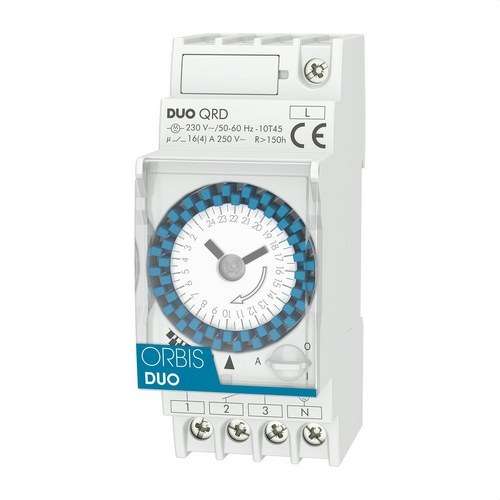 Analog timer switch 2 MOD.DUO QRD 230V med referens OB292032 från ORBIS