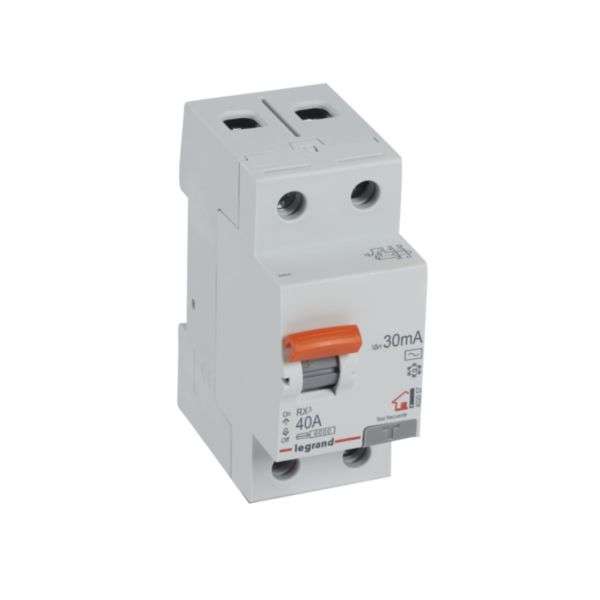 Differential RX³ - 2P - 230V~ - 30mA - 40A - Typ AC med referens 402057 från LEGRAND