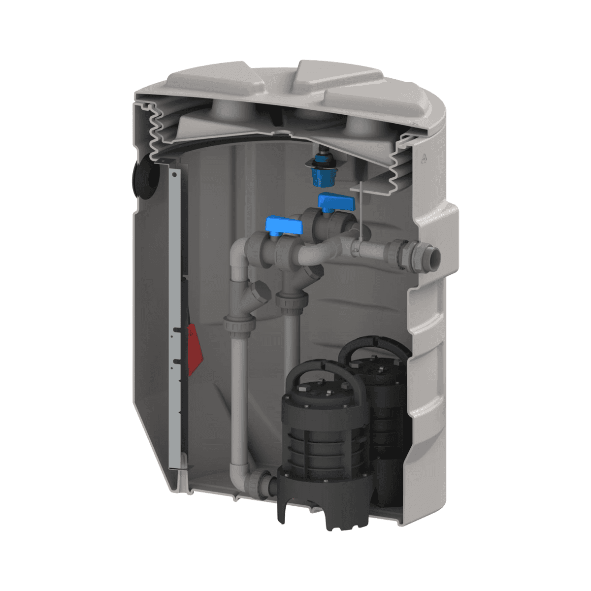 Pumpstation SFA Sanifos 390 2 VX SP S - Vortexversion med referens SANIFOS3902VXSPS från SFA SANITRIT