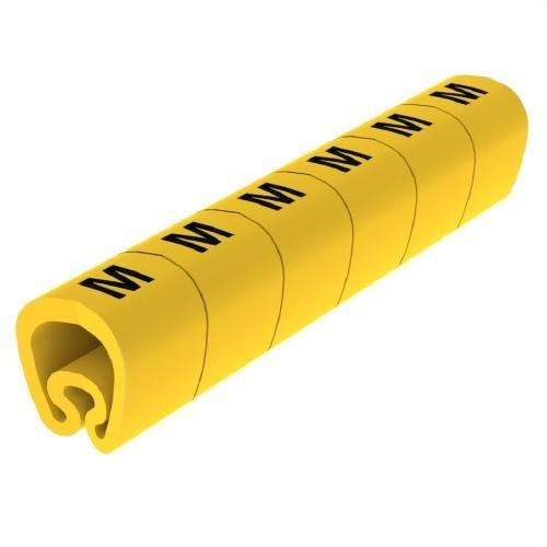 Förskurna gula markörer Ø18 PVC plastbelagda med referens 1813-M från UNEX