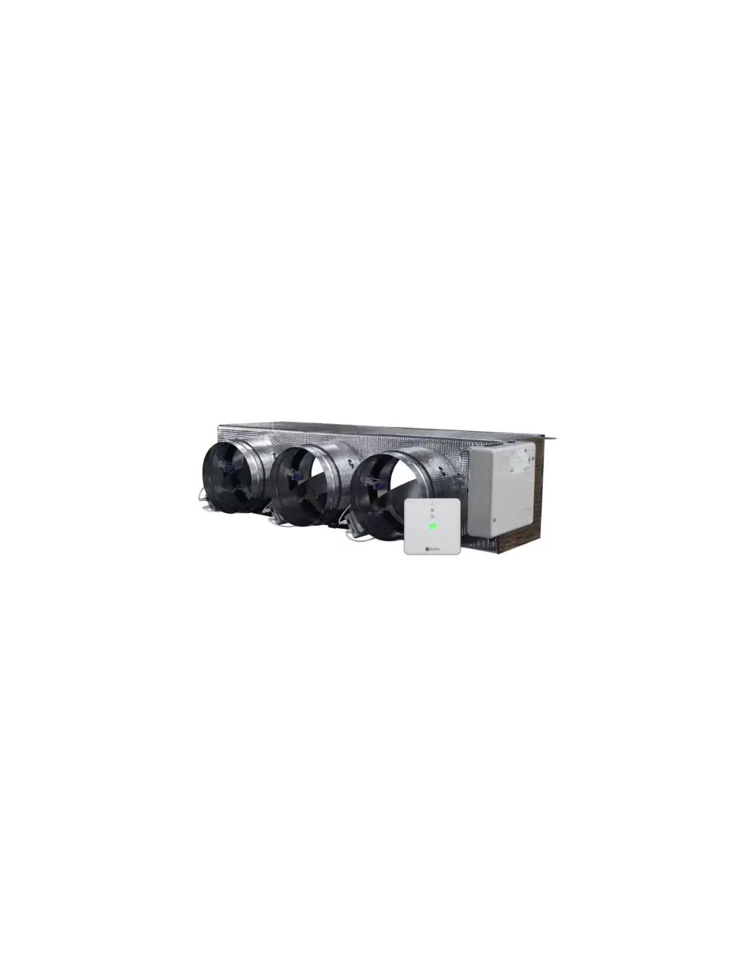 Plenum motordrivet Airzone Easyzone 25 Wi-Fi Medium AZC25GREBS04S3 för Gree – 3 utlopp Ø200 mm (medelkapacitet) med referens AZC25GREBS04S3 från AIRZONE
