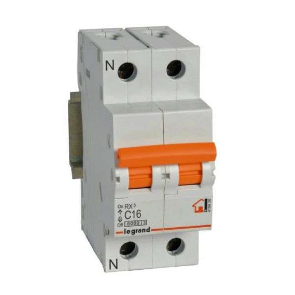 Magnetbrytare RX³ - 1P+N - 230V~ - 16A - kurva C med referens 419926 från LEGRAND