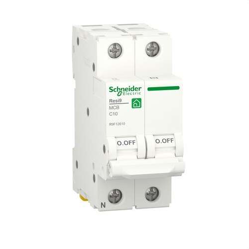 Magnetotermisk RESI9 1P+N 10A Kurva C 230V Kurva C 6kA med referens R9F12610 från SCHNEIDER ELECTRIC