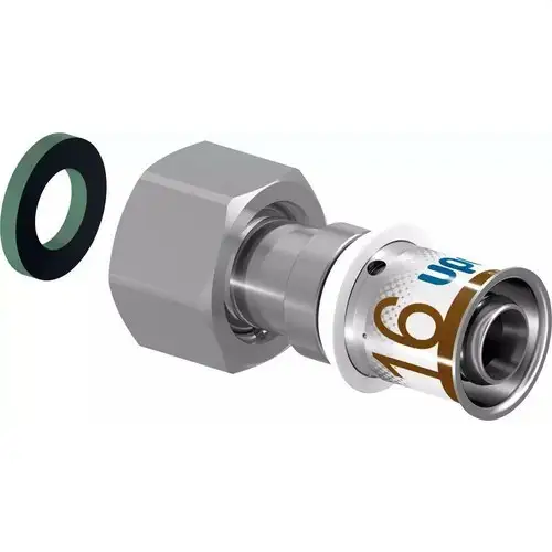 Uponor S-Press PLUS koppling rörlig mutter 25-G1"SN med referens 1070607 från UPONOR