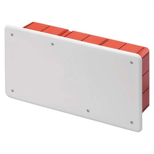 Kopplings- och förgreningslåda med DIN-skenor 294x152x75mm med referens GW48007 från GEWISS