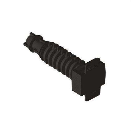 Svart trycknapp diameter 6mm U64X med referens 1253 från UNEX