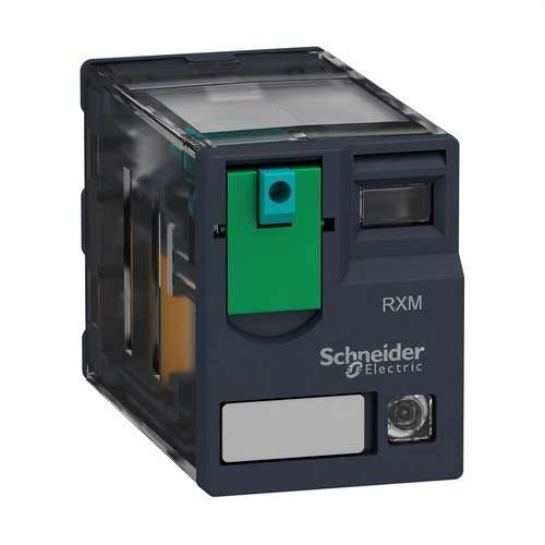 Miniatyrrelä 12A 2 NO/NC MED LED 12V DC med referens RXM2AB2JD från SCHNEIDER ELECTRIC