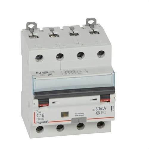 Differentialbrytare DX3 4P 30mA C16 med referens 411186 från LEGRAND