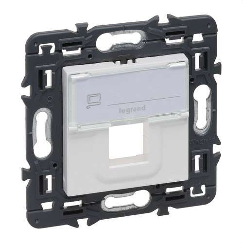 Vit RJ45-adapter Valena Next med referens 741277 från LEGRAND