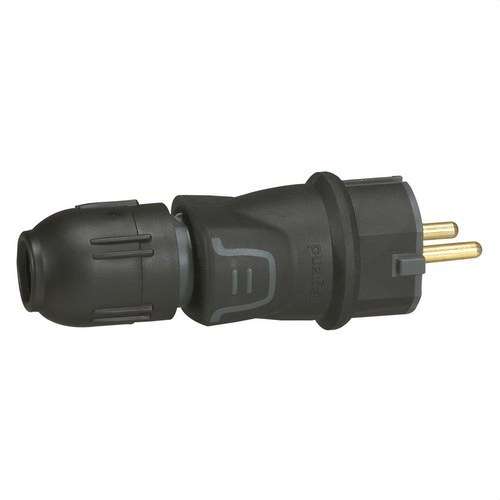 Stickpropp 2P+T 16A GUMMI PRESS med referens 050340 från LEGRAND