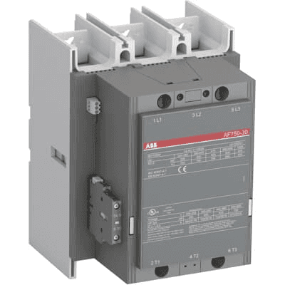 ABB AF750-30-11 AF kontaktor med 3 poler 3 NO 1 kA spole 250 V 425 kW med referens 1SFL637001R7011 från ABB