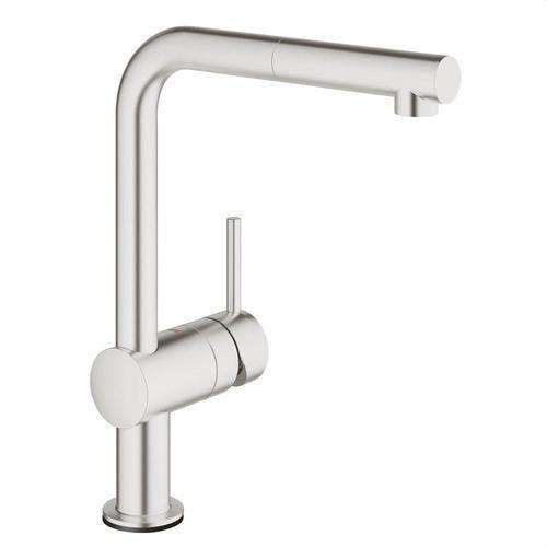 Elektronisk köksblandare med enhandsgrepp 1/2" Minta Touch krom med referens 31360DC1 från GROHE