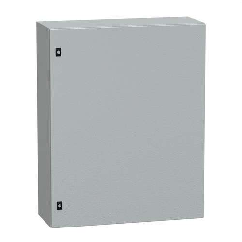 Väggskåp i stål med blind dörr utan monteringsplatta 1000x800x300 PanelSeT CRN med referens NSYCRN108300 från SCHNEIDER ELECTRIC
