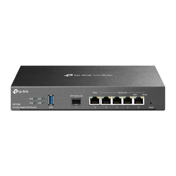 VPN-router Gigabit Omada med referens TL-ER7206 från TP-LINK