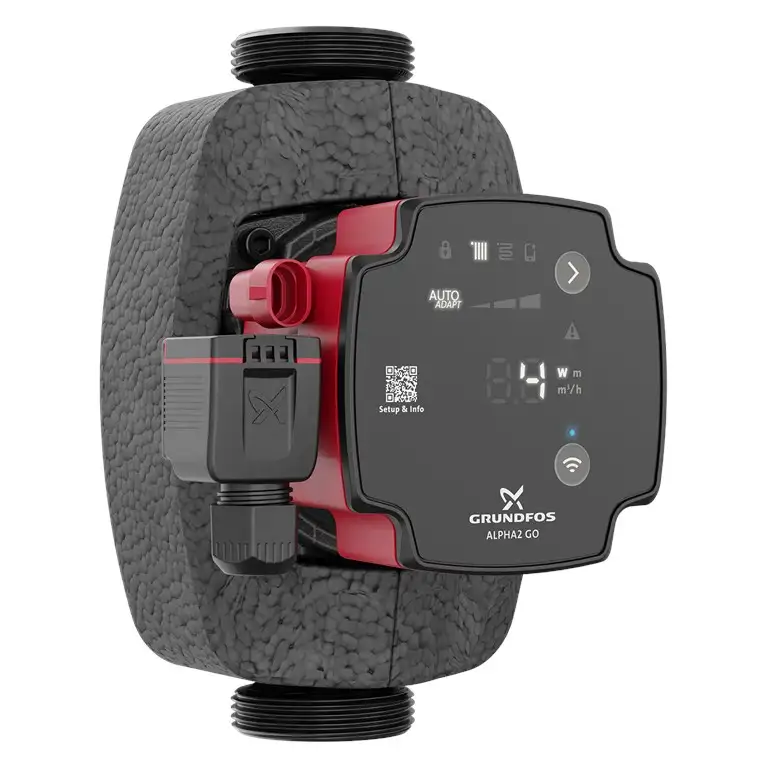 Cirkulationspump Grundfos ALPHA2 GO 25-90 180 med referens 93074208 från GRUNDFOS