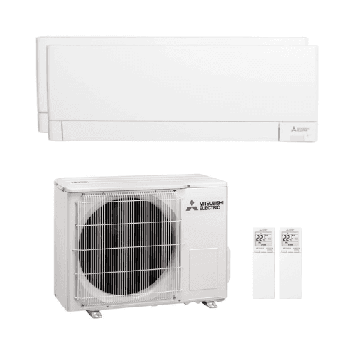 Luftkonditionering 2-i-1 med wifi och PlasmaQuad+ filter Mitsubishi 3,5 kW 12000 BTU