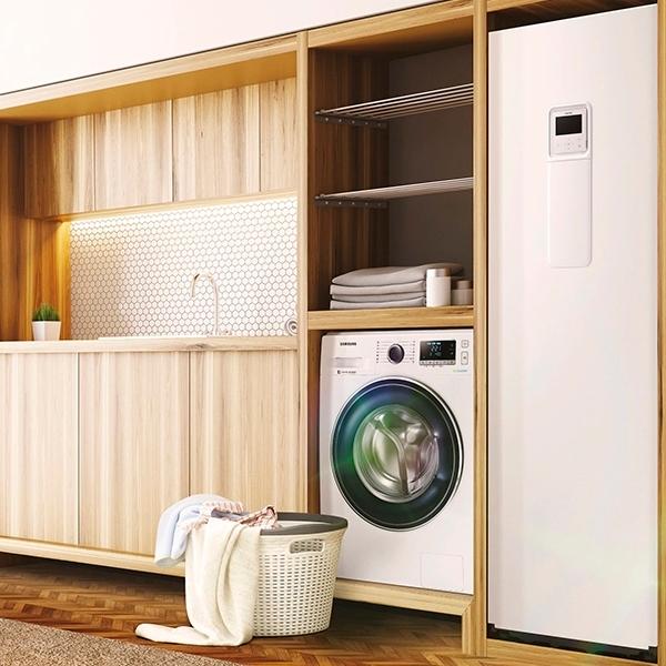 Hydrokit Samsung ClimateHub Mono 16/14 kW med 200 liters tank med referens AE200RNWMEG/EU från SAMSUNG