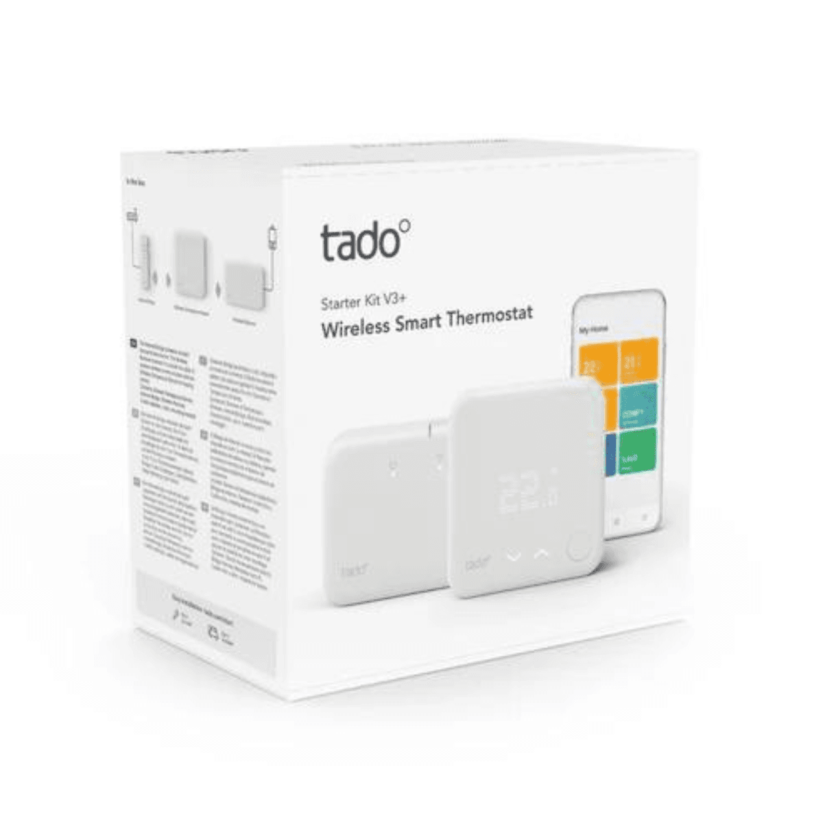 Trådlöst startpaket för smart termostat TADOº V3+ med WiFi och APP med referens ST KIT W V3 + från TADOº