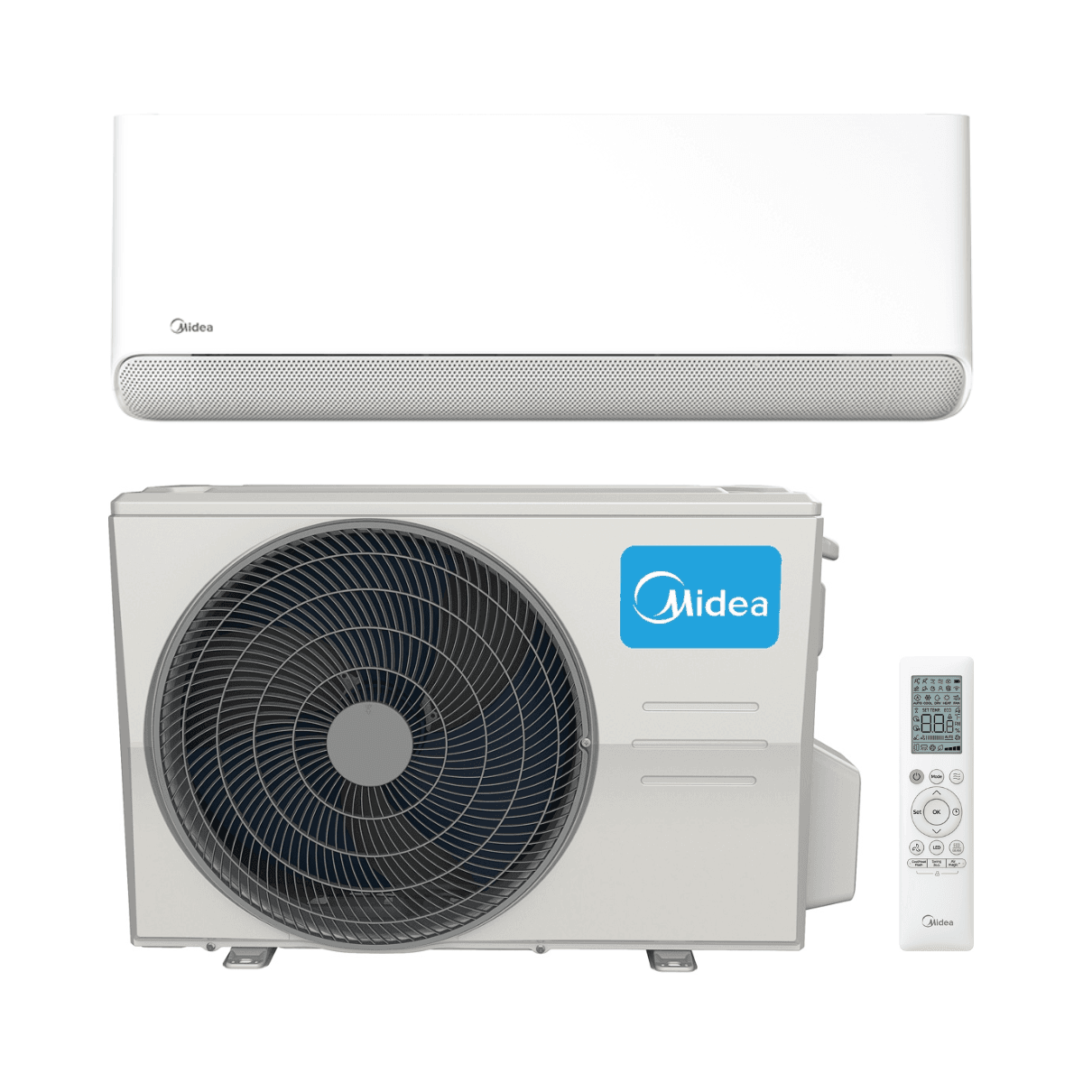 Luftkonditionering med wifi Midea i-Cube Breezeless E 3,5 kW 12000 BTU med referens E 35(12)N8 från MIDEA