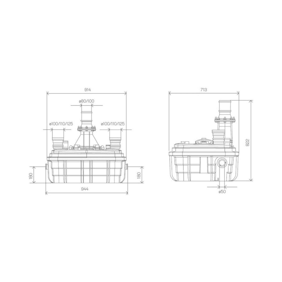Three-Phase Pumping Station SFA Sanicubic 2 VX T Smart with reference CUBIC2XLVXTRISMART from the brand SFA SANITRIT