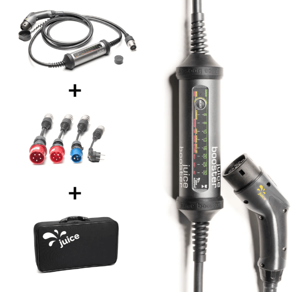 Portabel laddare elbil Juice Booster 2 Traveller Set med referens EL-JB2G2 från JUICE
