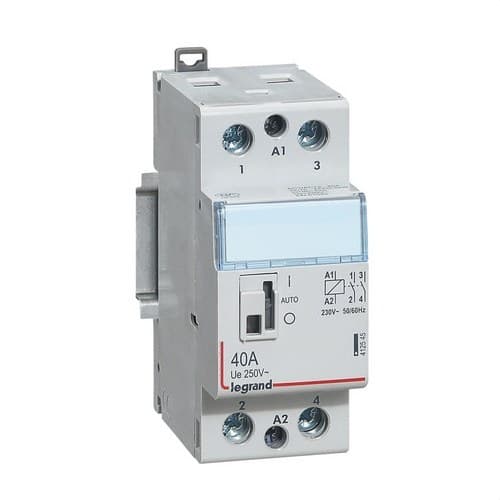 Kontaktor 40A 2NO 230V med referens 412545 från LEGRAND