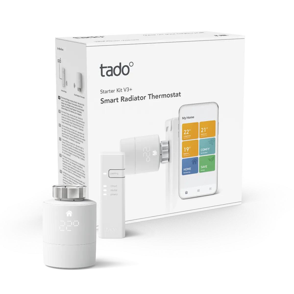 TADOº V3+ Smart Termostatventil – Startpaket med referens SRT KIT V3+ från TADOº