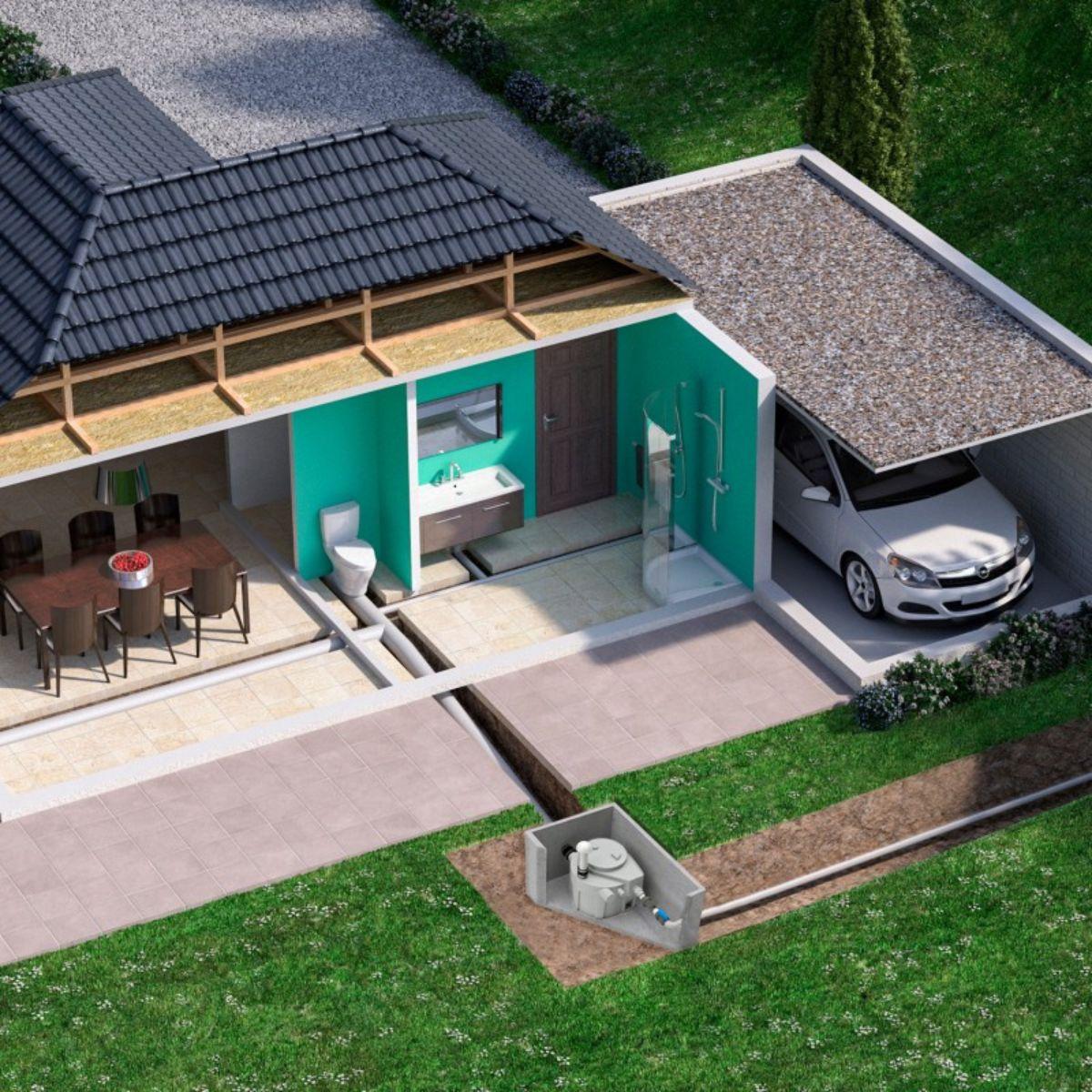 Pumpstation SFA Sanifos 110 - Kvarnversion med referens 009FOS110TM från SFA SANITRIT