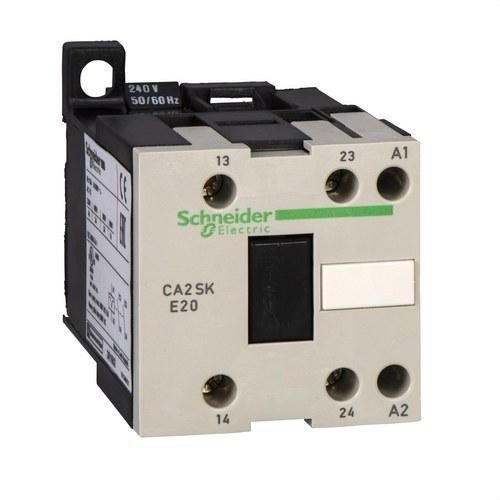 Kontaktor CA2-SKE 2 NO + 0 NC växelström 10 A 220 V AC med referens CA2SKE20M7 från SCHNEIDER ELECTRIC