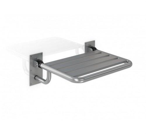 Foldable Seat for Bathrooms and Showers in Satin Stainless Steel with reference GW11 23 04 01 from the brand GENWEC