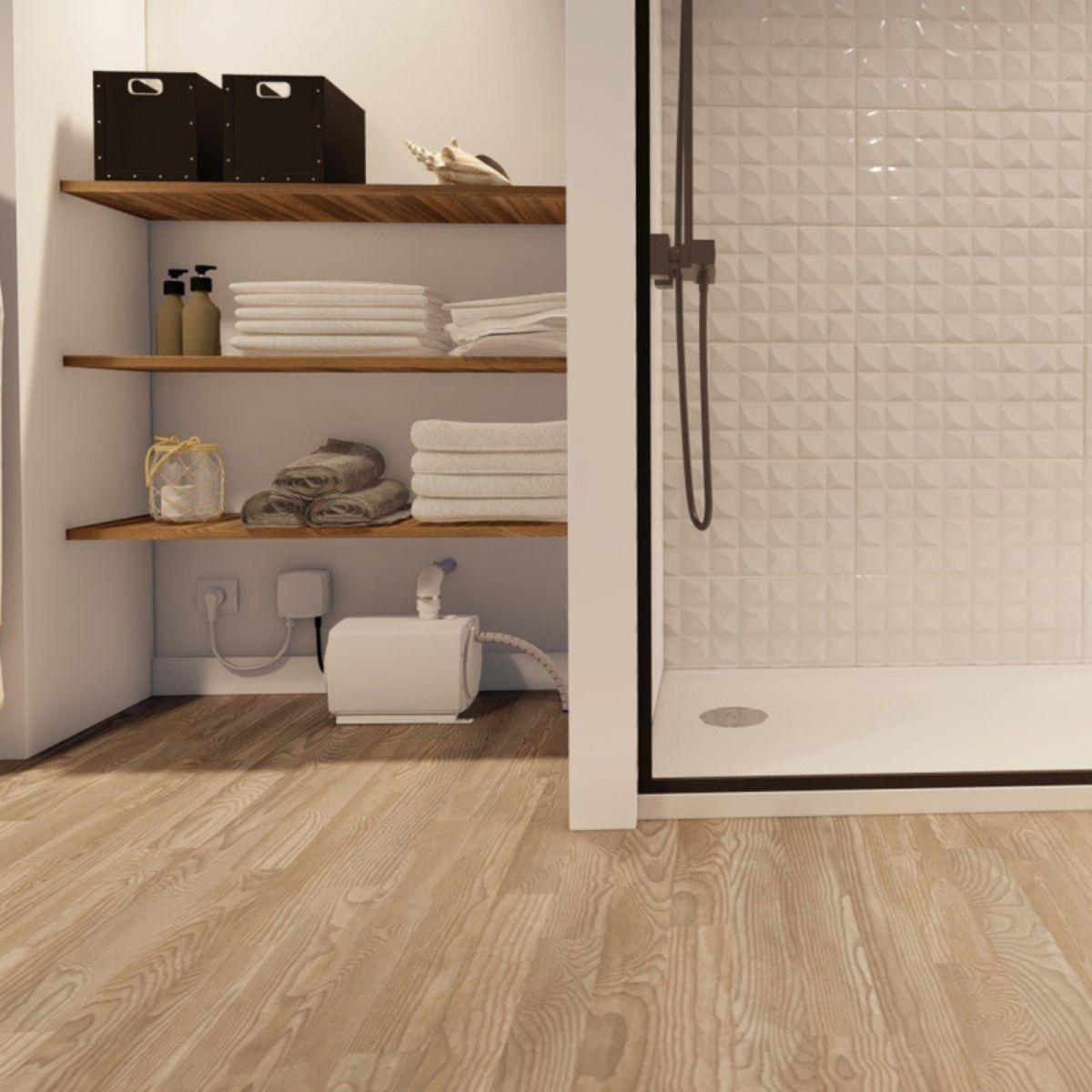 Sugpump med golvbrunn för dusch SFA Sanifloor+ 3 med referens HIFLOOR3 från SFA SANITRIT