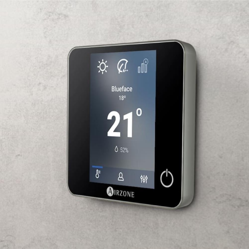 Monokrom radiotermostat AirZone Think svart med referens AZDI6THINKRB från AIRZONE