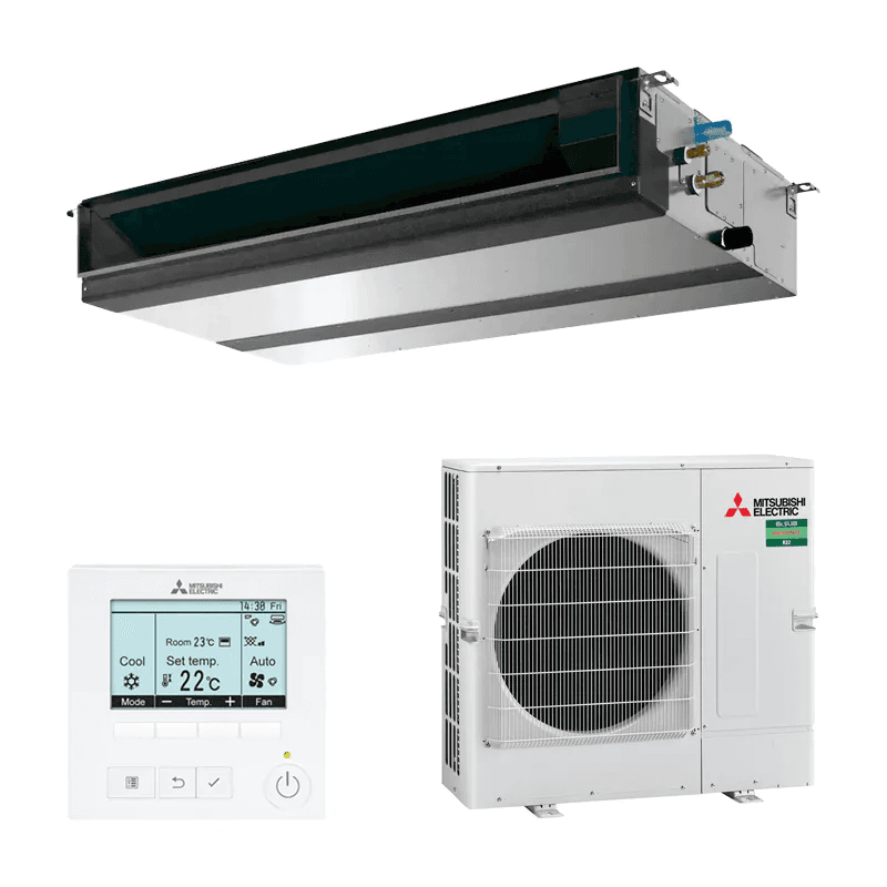 Luftkonditionering kanal Mitsubishi Electric MGPEZ-100VJA 9,5 kW 32000 BTU med referens MGPEZ-100VJA från MITSUBISHI