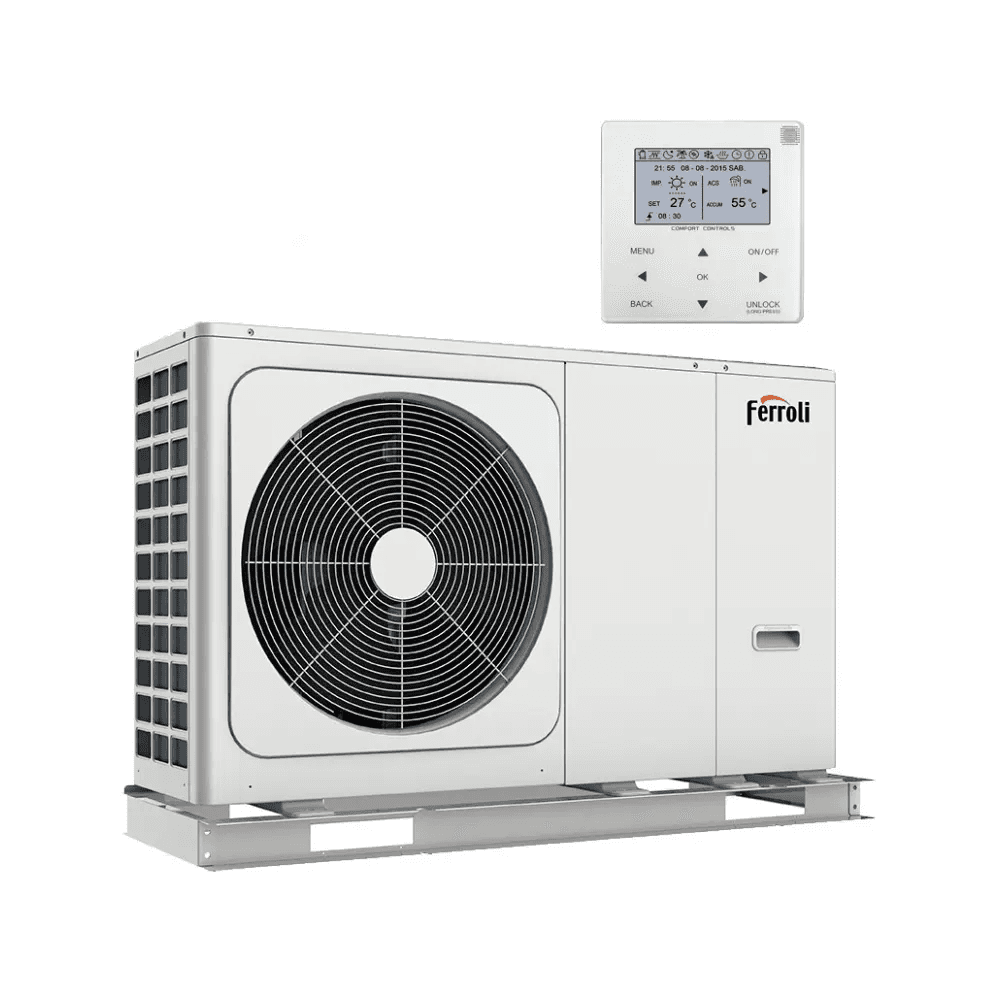 Luftvärmepump monoblock Ferroli OMNIA M 3.2 12 kW med referens 2CP000EF från FERROLI