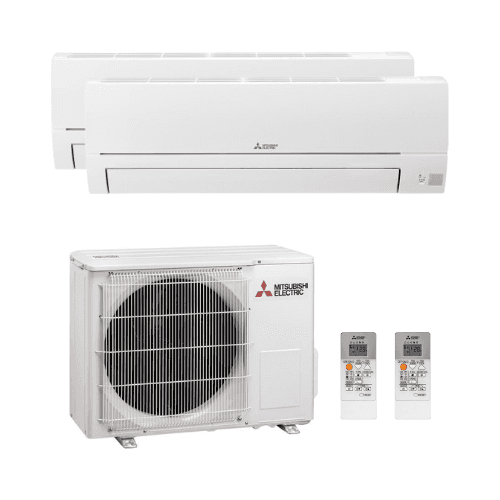 Luftkonditionering 2x1 med wifi Mitsubishi MXZ HR 2,5 kW + 3,5 kW med referens MXZ-HR2-253550 från MITSUBISHI