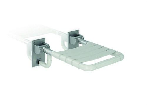 Foldable Seat for Bathrooms and Showers with Nylon Finish and Stainless Steel Base with reference GW11 38 09 00 from the brand GENWEC