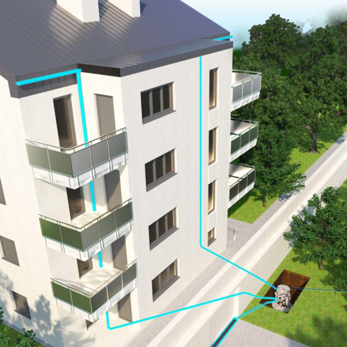 Pumpstation SFA SANIFOS 610 2 SLD 700 T med referens 009FOS610BT2B från SFA SANITRIT