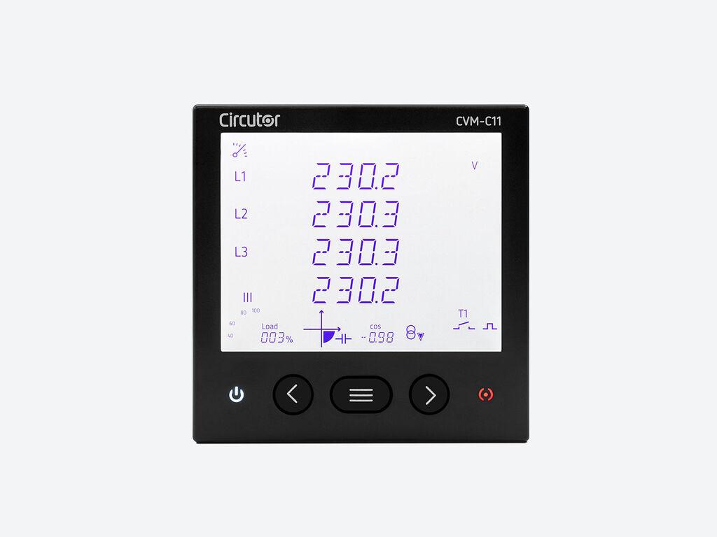 Trefasnätanalysator panel Circutor CVM-C11-ITF-IN-485-ICT2 med referens M58541. från CIRCUTOR