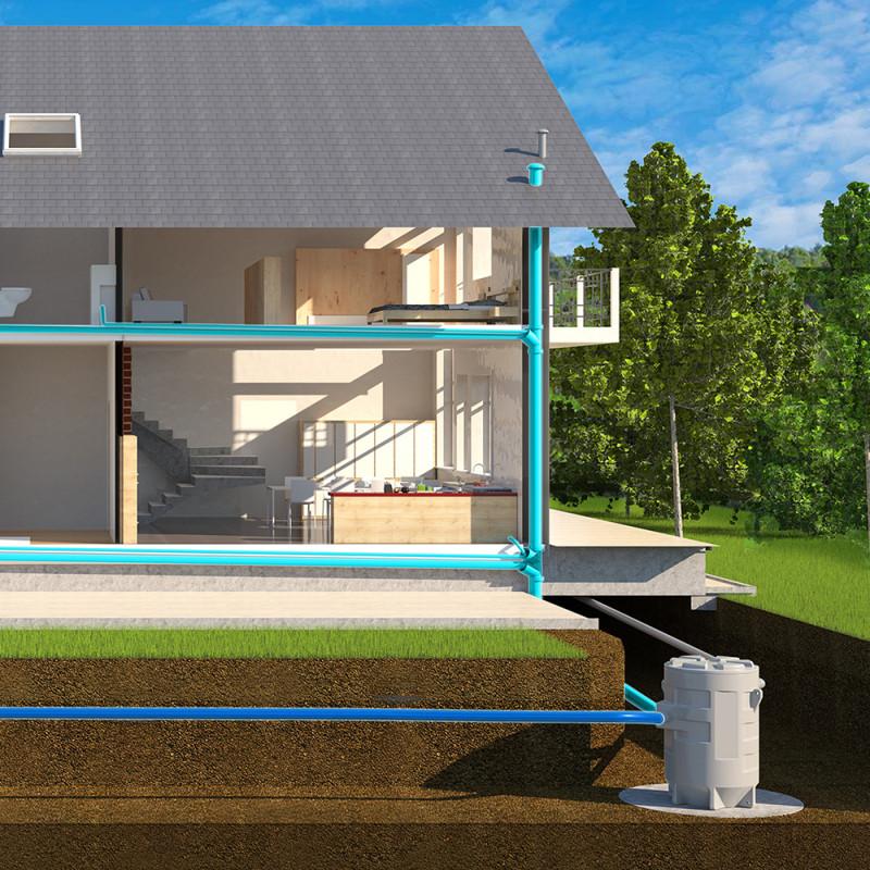 SFA SANIFOS 280 pumpstation - Kvarnversion med referens 009FOS280TM från SFA SANITRIT