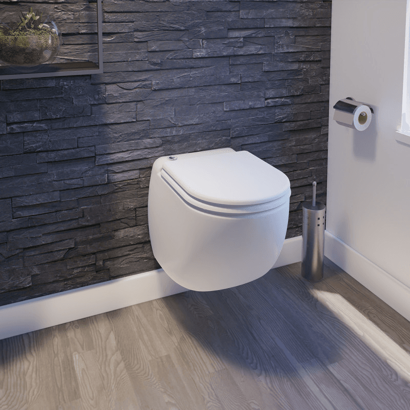 Frame with SFA Sanicompact Comfort+ macerator toilet with reference C72LVCPLUS from the brand SFA SANITRIT