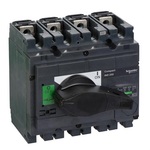 Icke-automatisk lastbrytare INS250 4P med referens 31107 från SCHNEIDER ELECTRIC