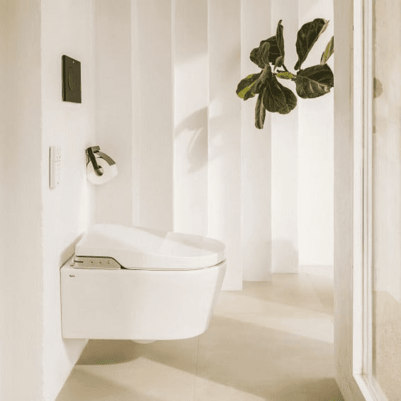 Tryckplatta med dubbelspolning matt svart Roca In-Wall PL10 Dual med referens A890189206 från ROCA