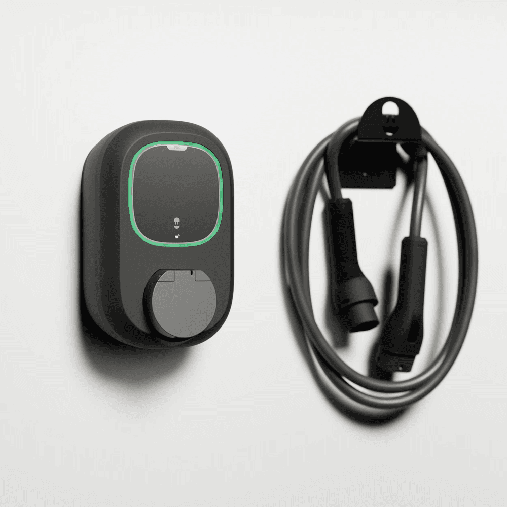 Laddare för elbil med wifi svart Wallbox Pulsar Pro Uttag 7,4 kW med referens PPR2-W-2-2-K-002 från WALLBOX