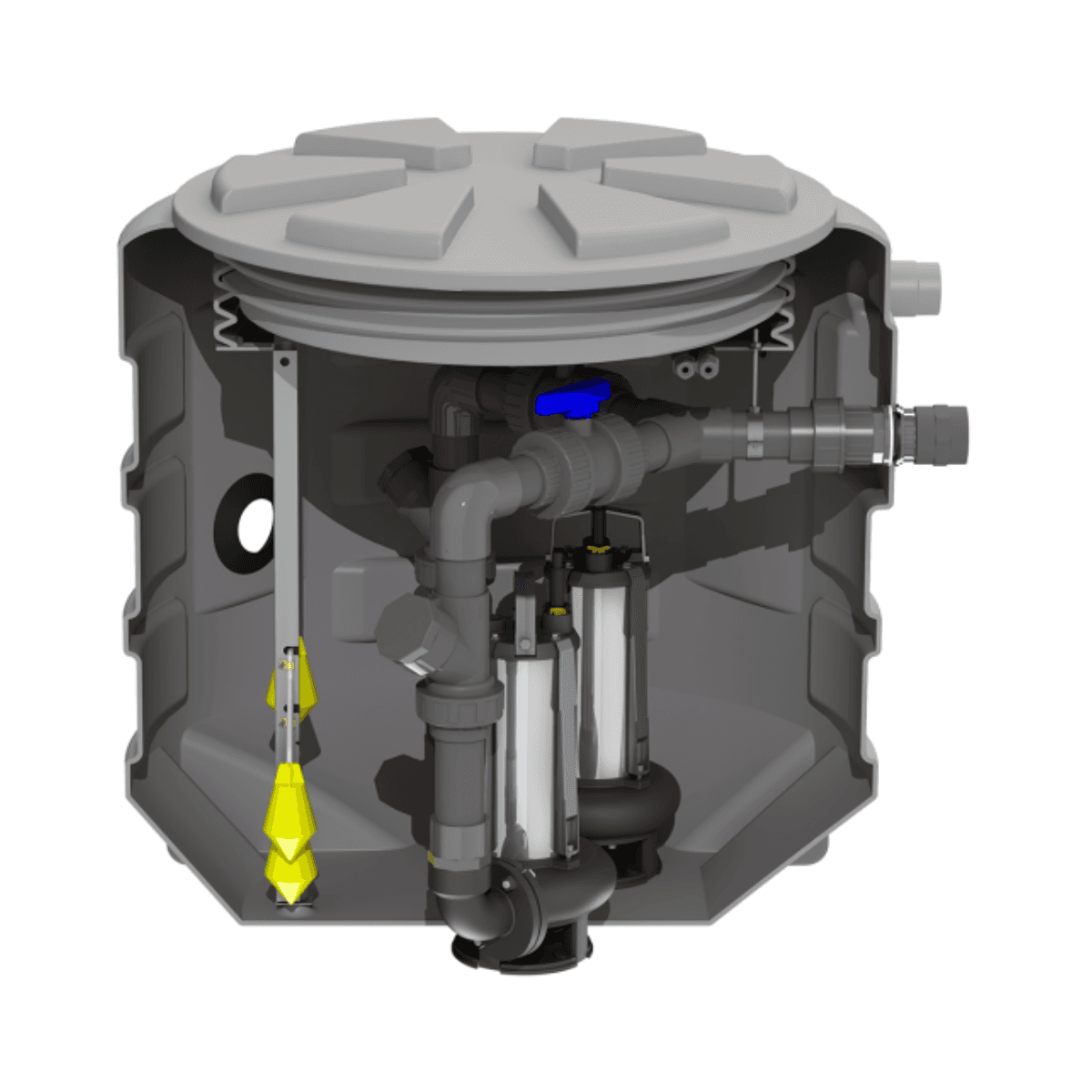 SFA SANIFOS 610 2 SLD 700 S Pumpstation med referens 009FOS610BM2B från SFA SANITRIT